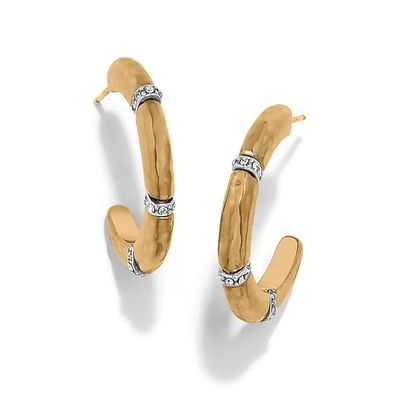 JA0179 Brighton Meridian Geo Open Hoop Earrings