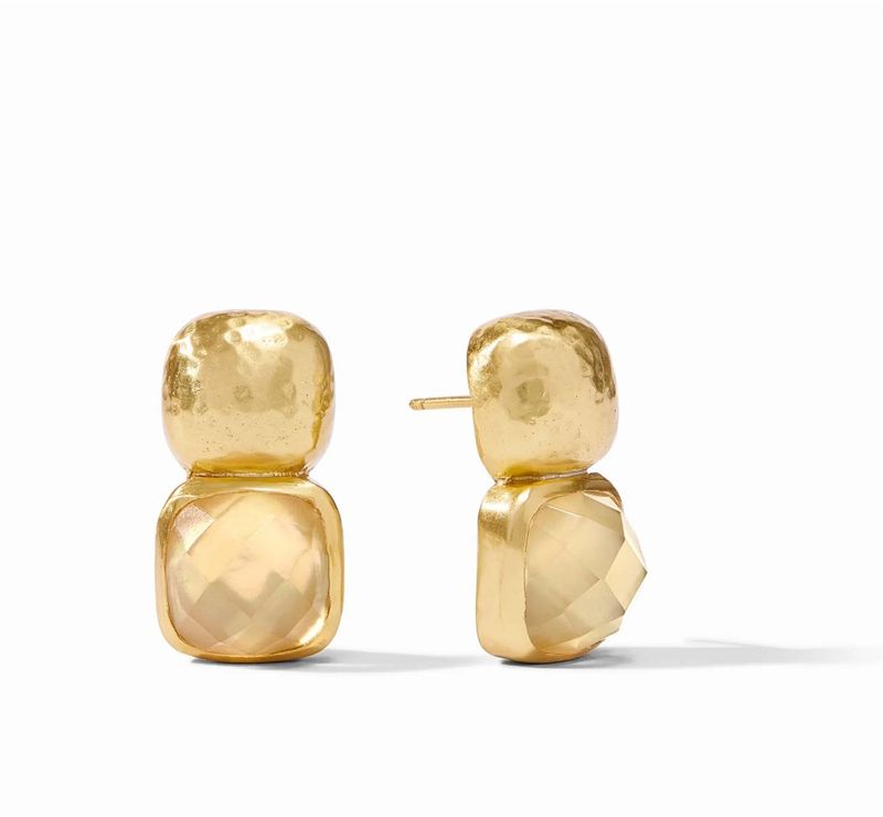 ER540GICH00 Julie Vos Catalina Earring-Iridescent Champagne