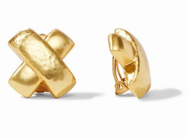 CP070G00 Julie Vos X Clip Earring