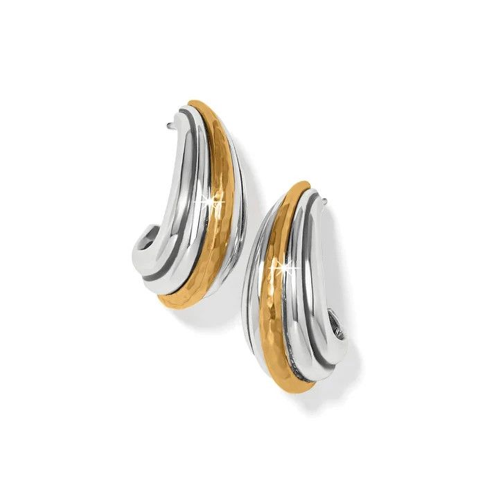 JA0119 Brighton Ferrara Deco Large Hoop Earrings