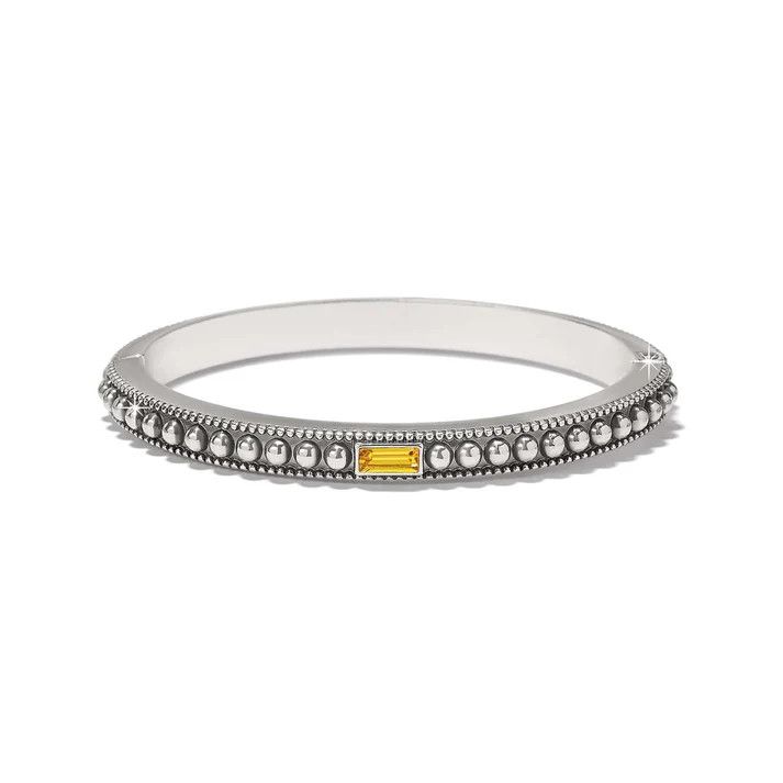 JF021C Pretty Tough Gem Hinged Bangle