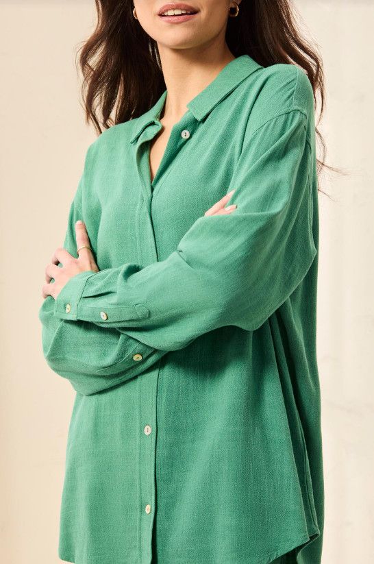 30780 Tribal Long Sleeve Button Front Shirt