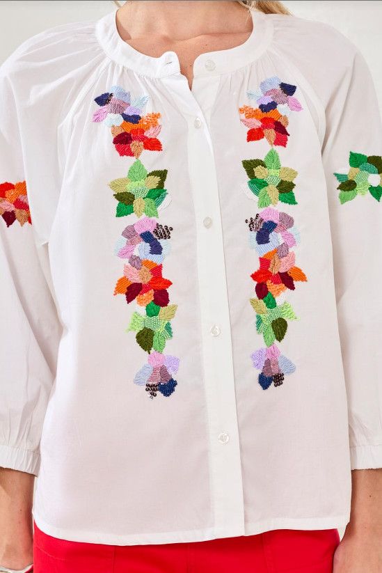 30480 Tribal Blouse with Embroidery