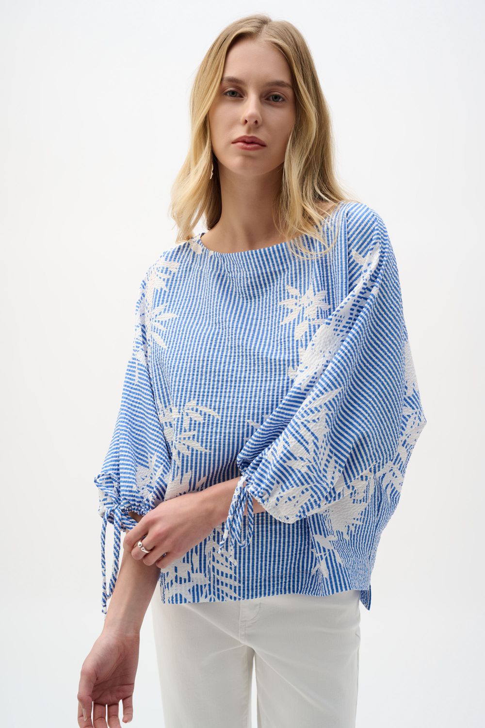 262067 Joseph Ribkoff Floral Print Top