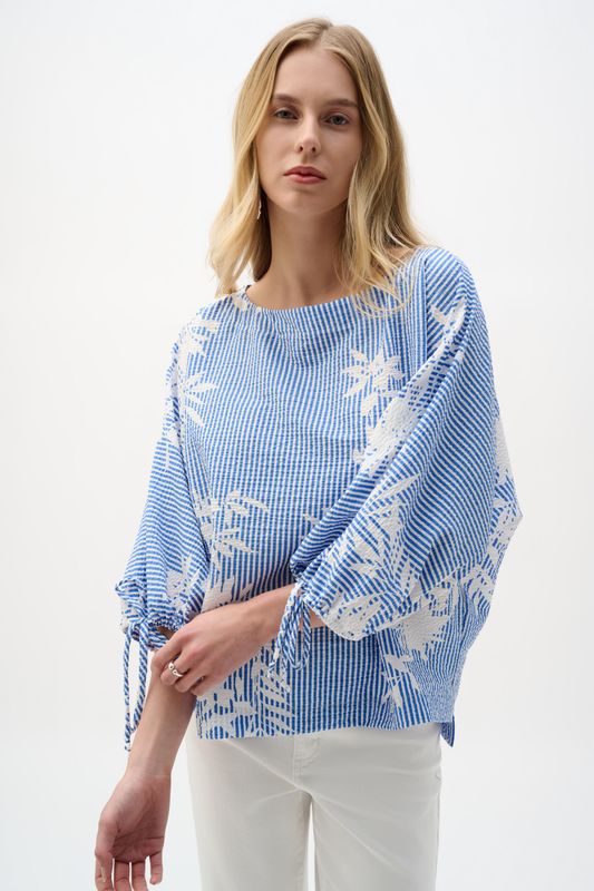 262067 Joseph Ribkoff Floral Print Top