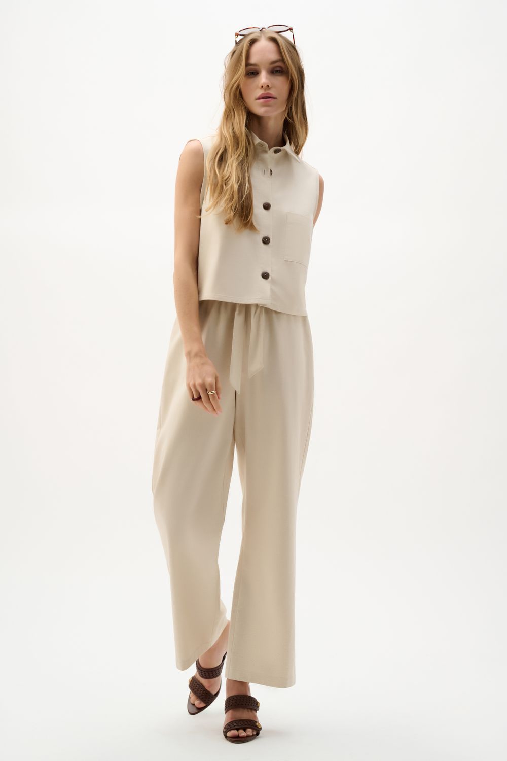 262040 Joseph Ribkoff Pull On Wide Leg Pant