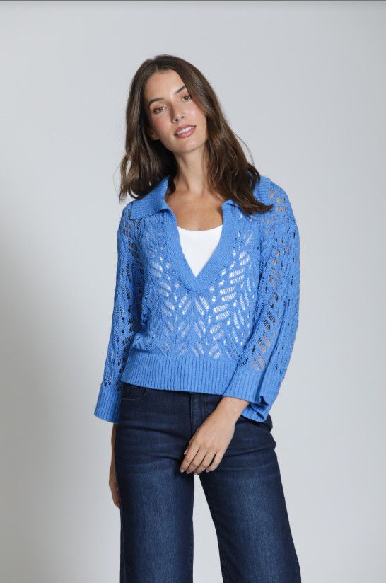 SW205 APNY Leafy Polo Knit