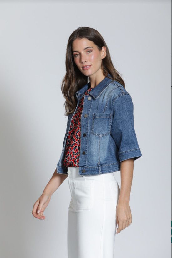 C184 APNY Short Sleeve Jean Jacket