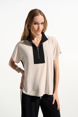 261611 Joseph Ribkoff Color Block Top