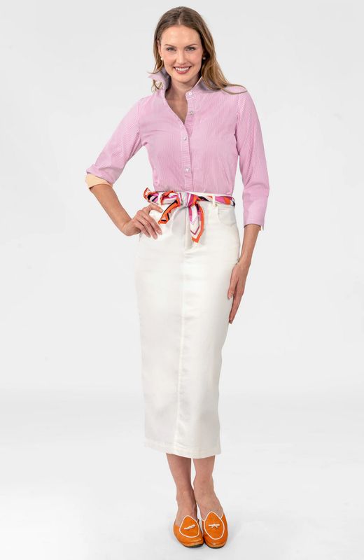 TPBFWW Gretchen Scott Boyfriend Cotton Shirt