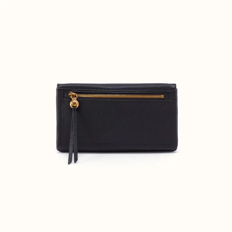 SO-81110BLK Hobo Lumen Continental Wallet BLACK