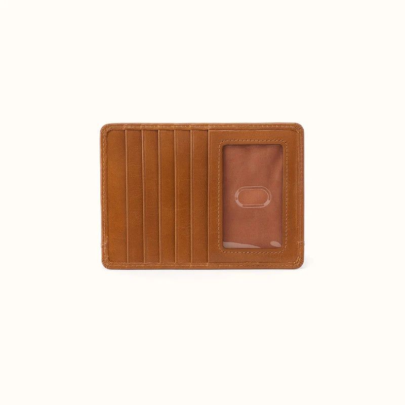 VI-32172TRUF Hobo Euro Slide Card Wallet TRUFFLE