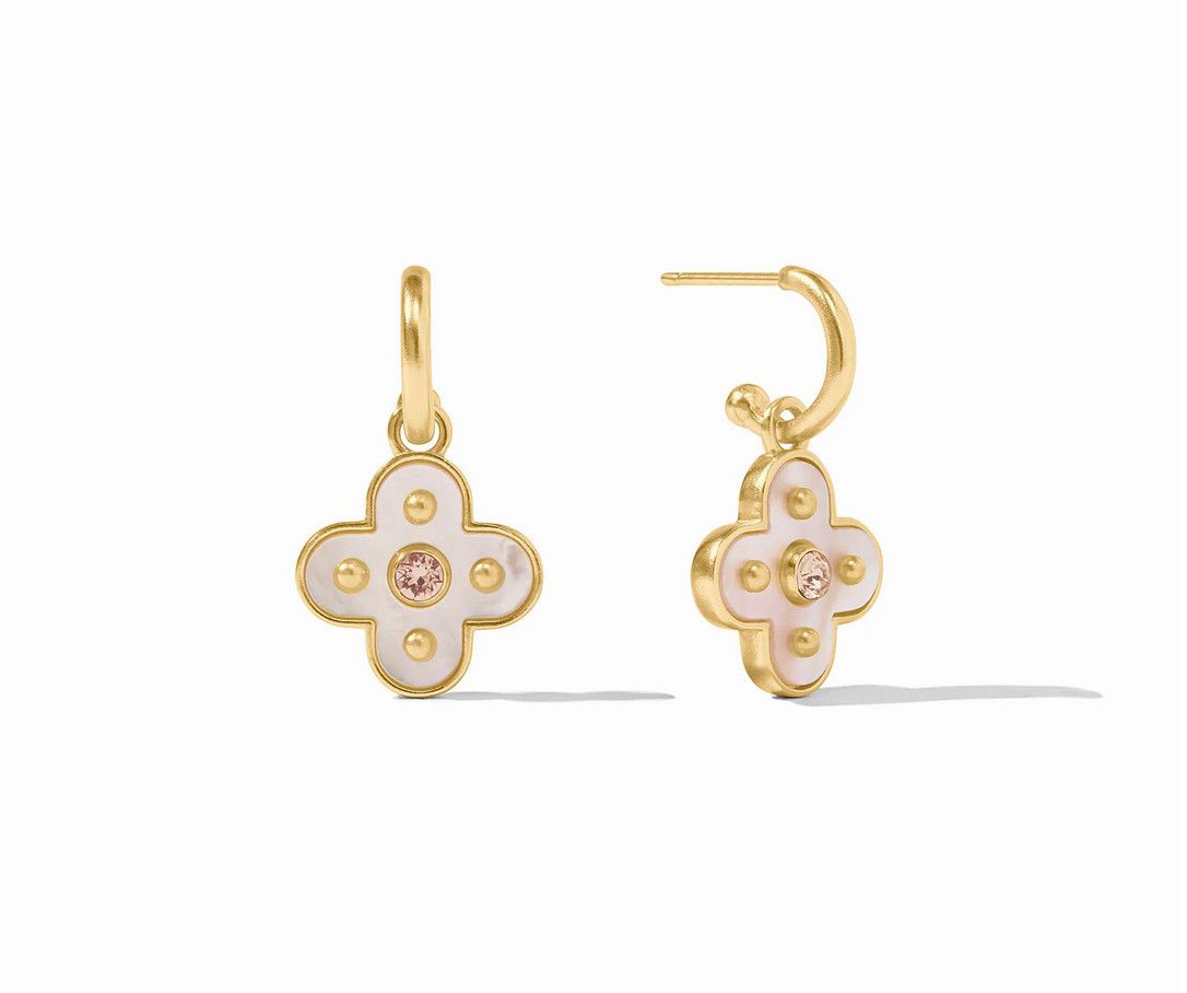 ER1054GCH00 Colette Hoop &amp; Charm Earring CHAMPAGNE