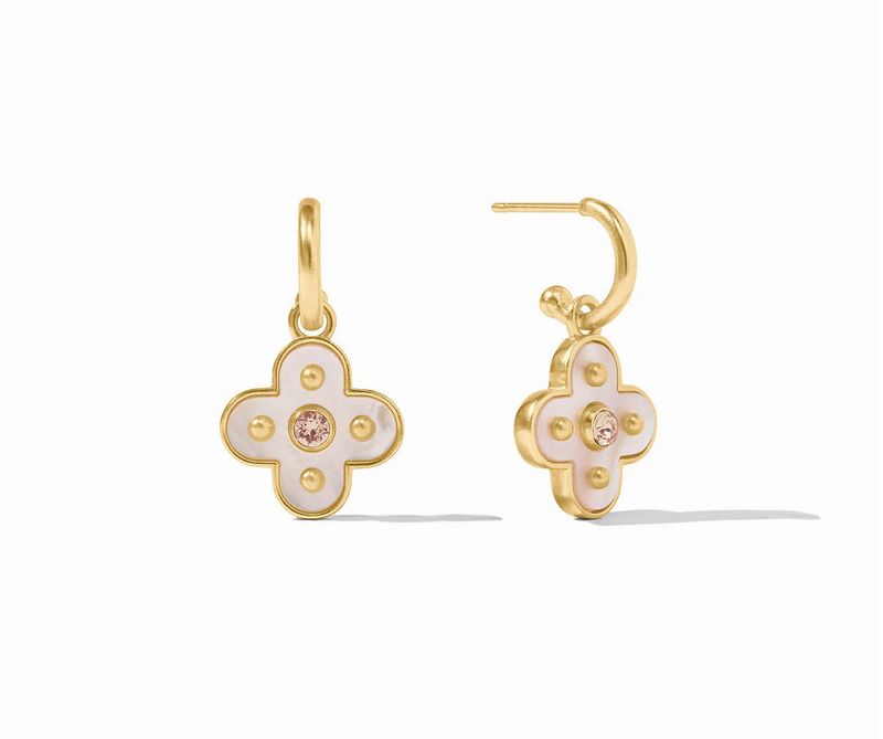 ER1054GCH00 Colette Hoop &amp; Charm Earring CHAMPAGNE