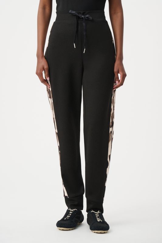 263608 Joseph Ribkoff Animal Trimmed Joggers