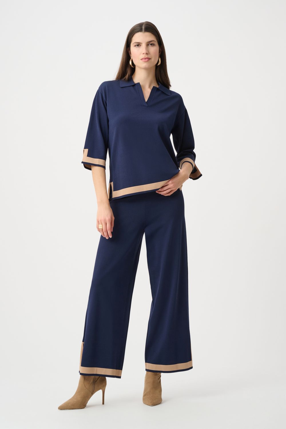 253909 Joseph Ribkoff Color Block Top