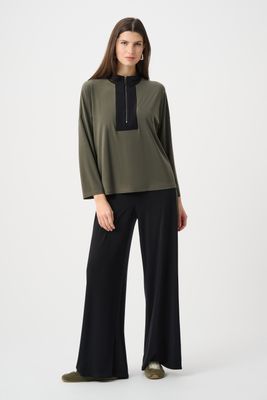263606 Joseph Ribkoff Color Block Straight Top