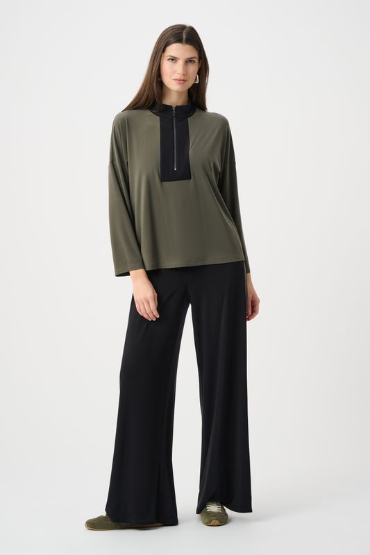 263606 Joseph Ribkoff Color Block Straight Top
