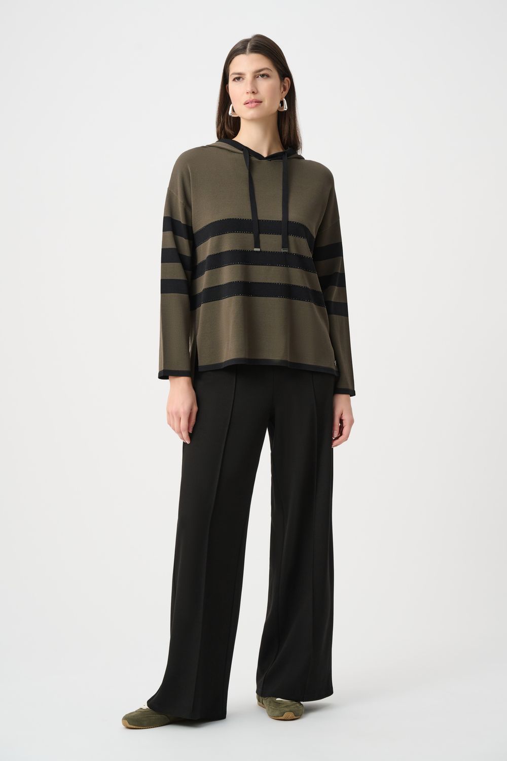 263612 Joseph Ribkoff Wide Leg Pull On Pant