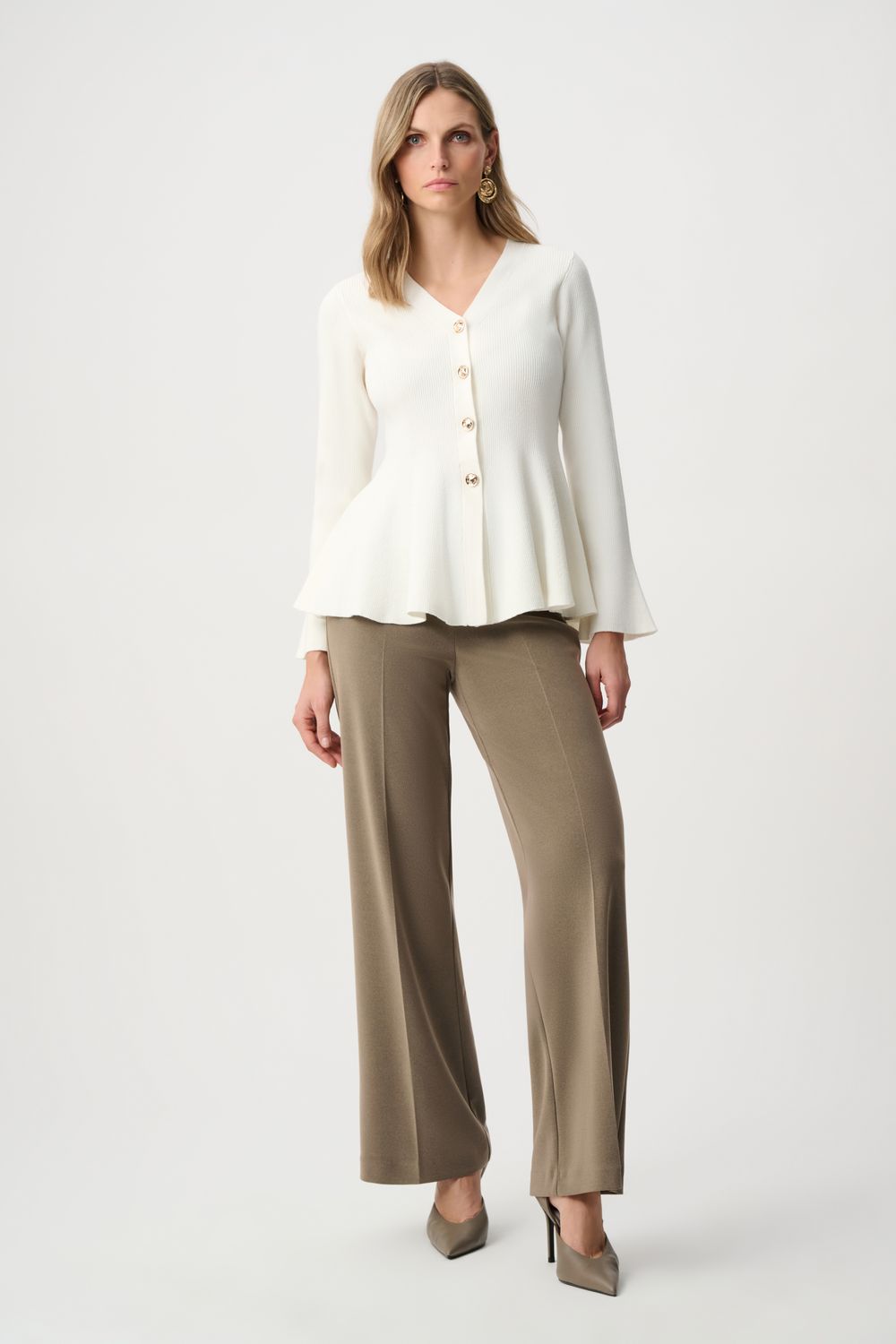 263968 Joseph Ribkoff Peplum Sweater