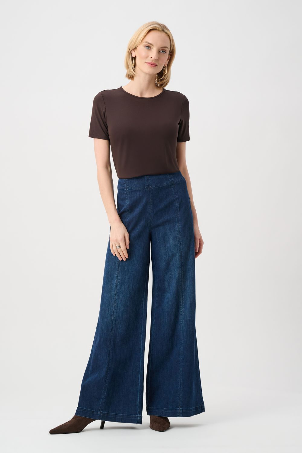 263164 Joseph Ribkoff Fitted Crewneck Top