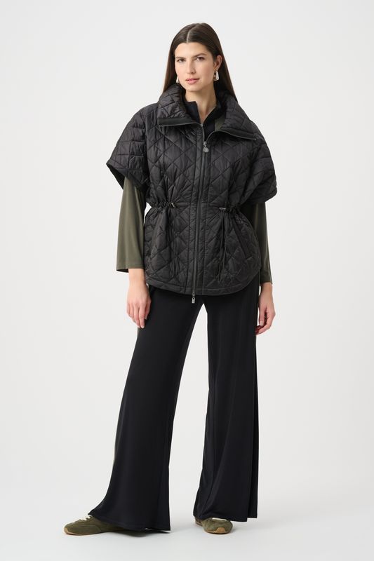 263643 Joseph Ribkoff Quilted Boxy Vest
