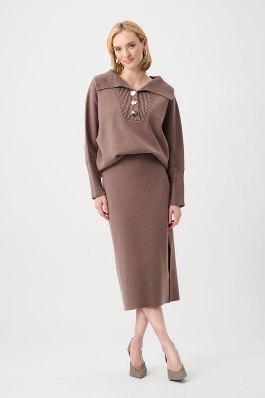 263938 Joseph Ribkoff Shawl Neck Sweater