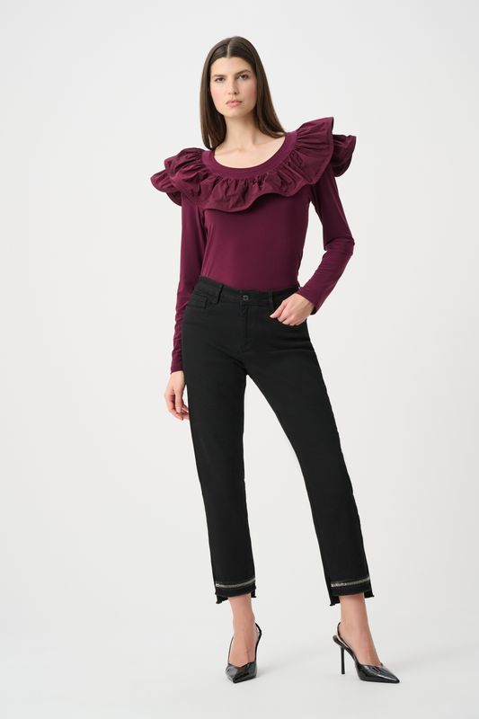 263966 Joseph Ribkoff Classic Jeans with Bead Detail
