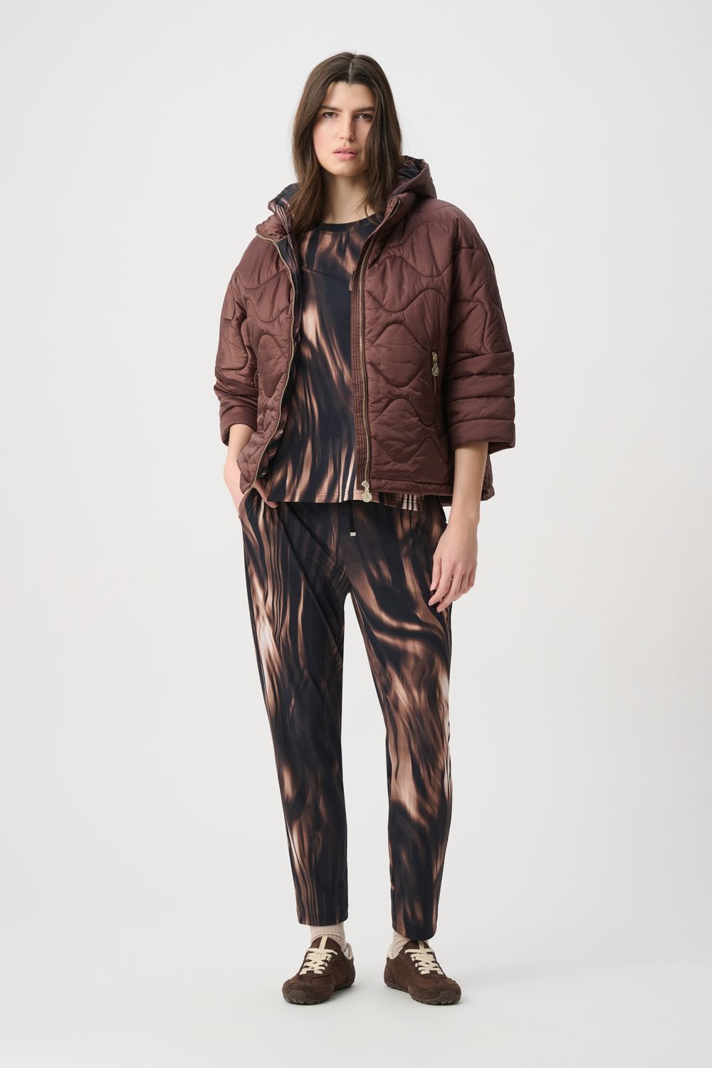 264604 Joseph Ribkoff Quilted Cocoon Jacket