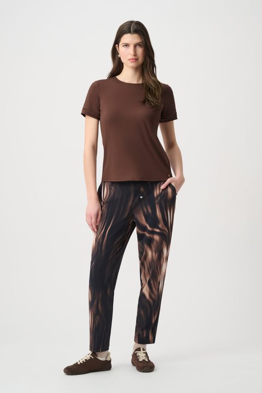 264620 Joseph Ribkoff Stripe Band Tee