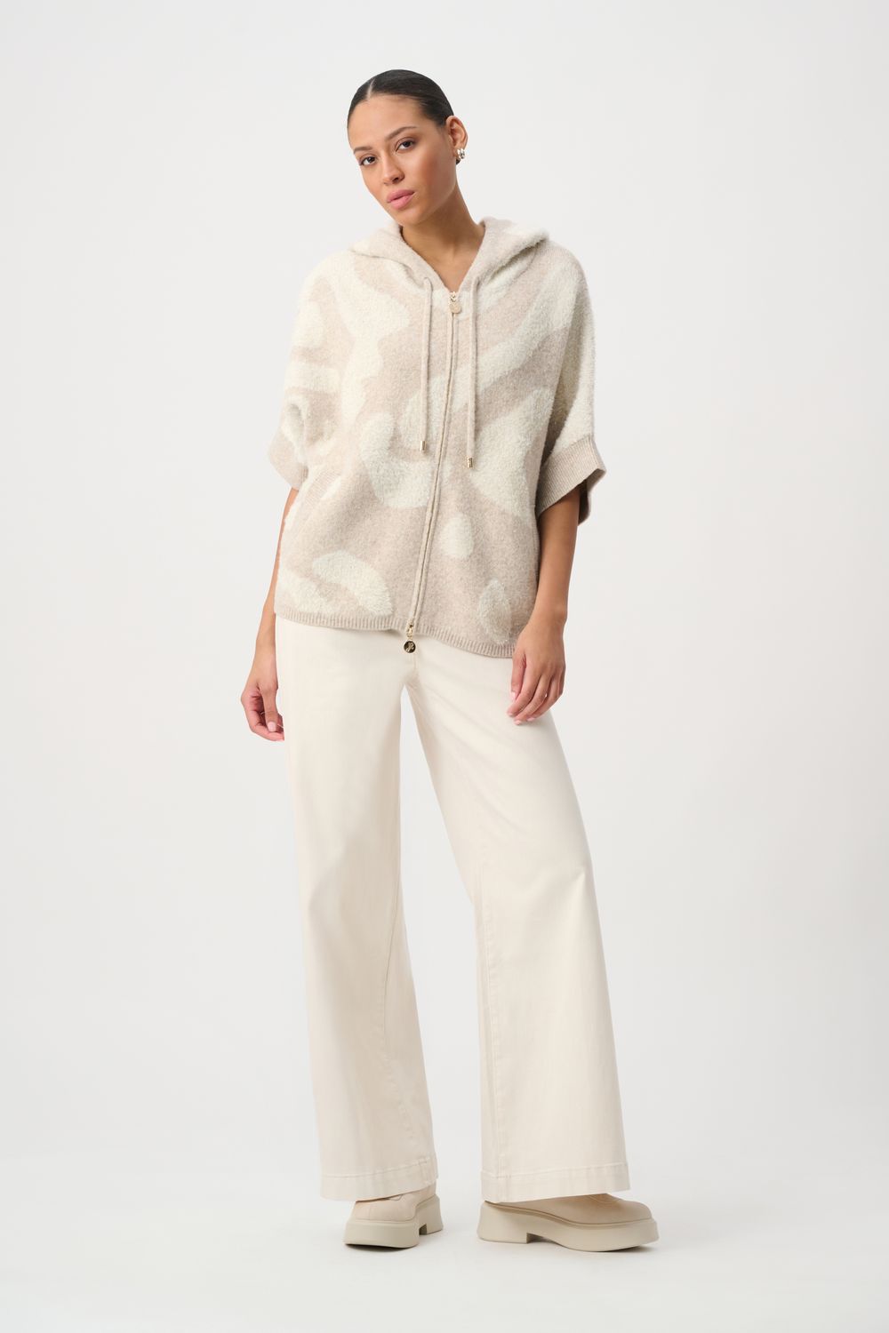 264925 Joseph Ribkoff Animal Print Sweater