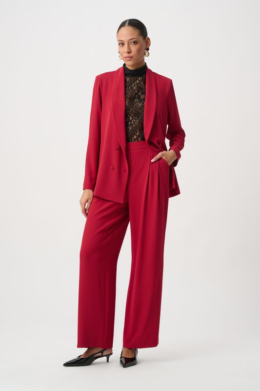 264181 Joseph Ribkoff Front Pleated Pants