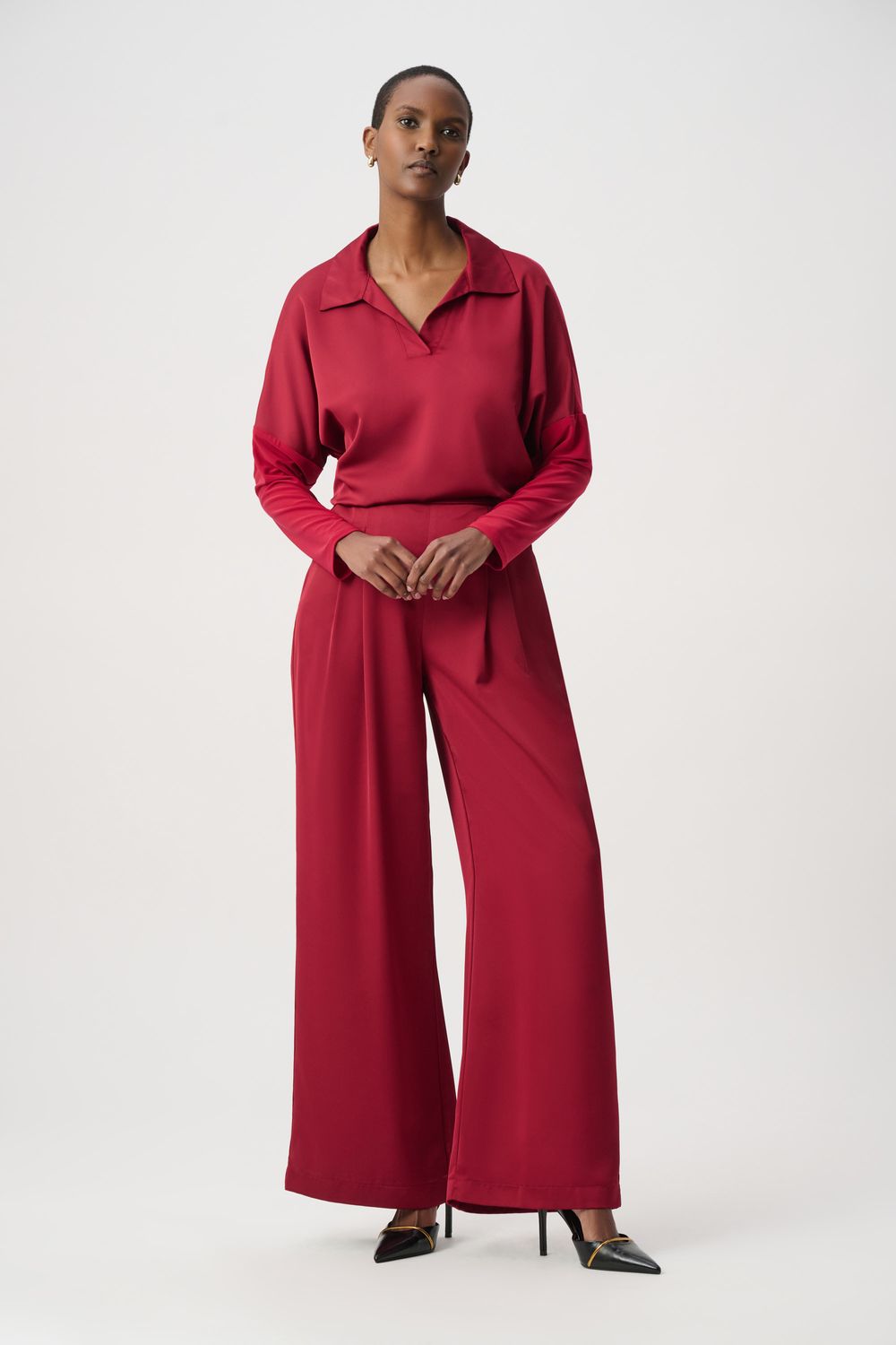 264085 Joseph Ribkoff Satin Shirt