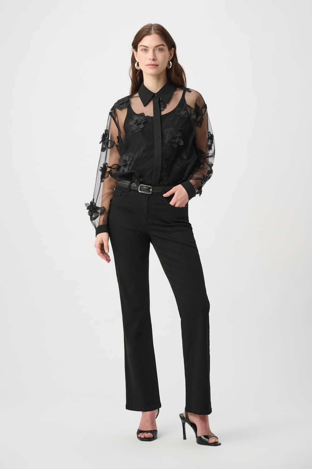 264945 Joseph Ribkoff Sheer Blouse