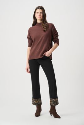 264927 Joseph Ribkoff Animal Trim Jeans