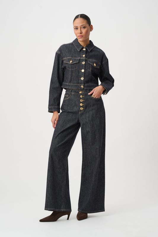 264900 Joseph Ribkoff Cropped Denim Jacket