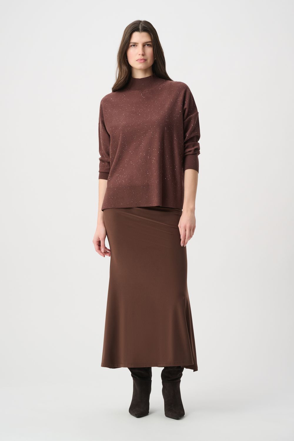264056 Joseph Ribkoff Trumpet Maxi Skirt