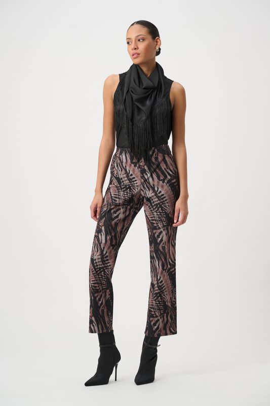 264914 Joseph Ribkoff Print Pull On Jeans