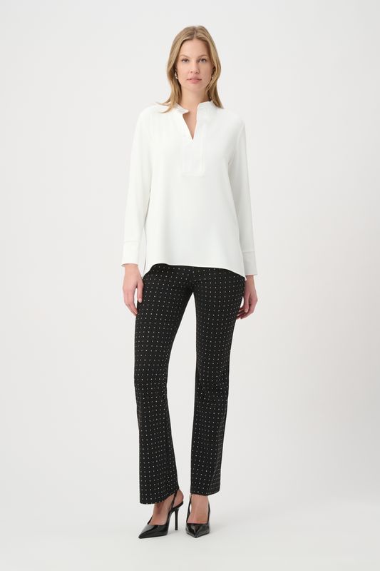 264077 Joseph Ribkoff Textured Flare Pant