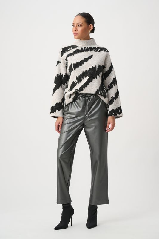 264036 Joseph Ribkoff Leatherette Pant