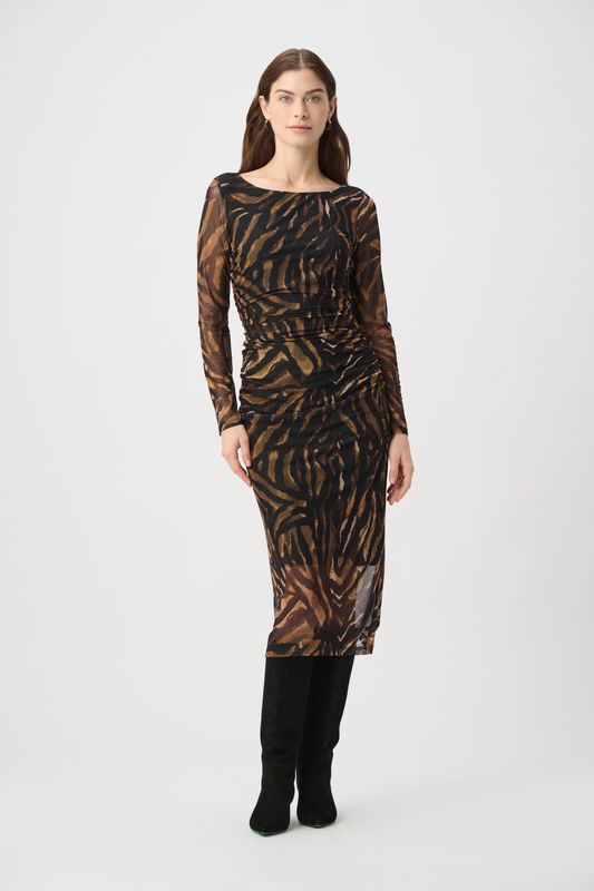 264211 Joseph Ribkoff Mesh Sheath Dress