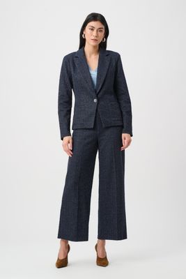 263214 Joseph Ribkoff Lurex Boucle Fitted Blazer