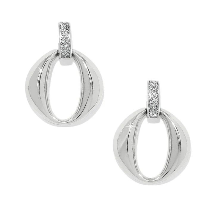 JA0307 Brighton Meridian Classic Crescent Post Drop Earrings