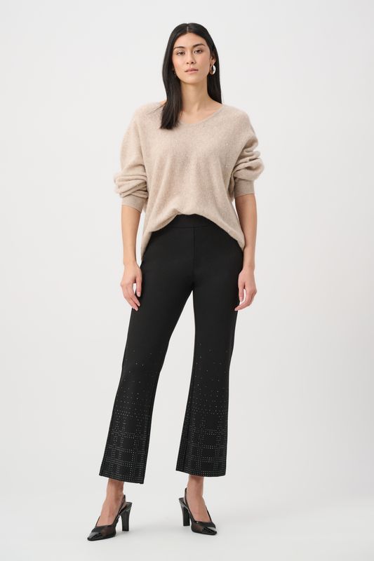 263927 Joseph Ribkoff Heavy Knit Flared Pant