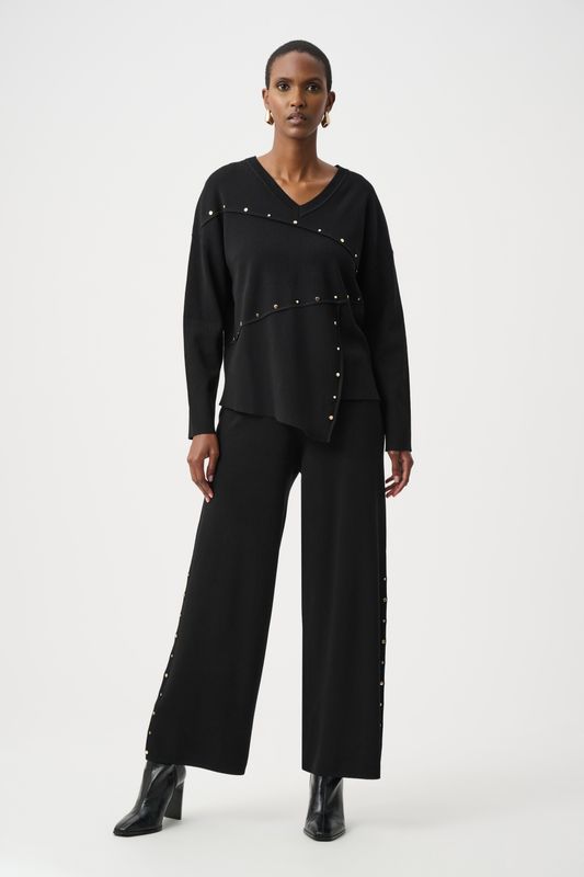 263962 Joseph Ribkoff Sweater Pant with Studs