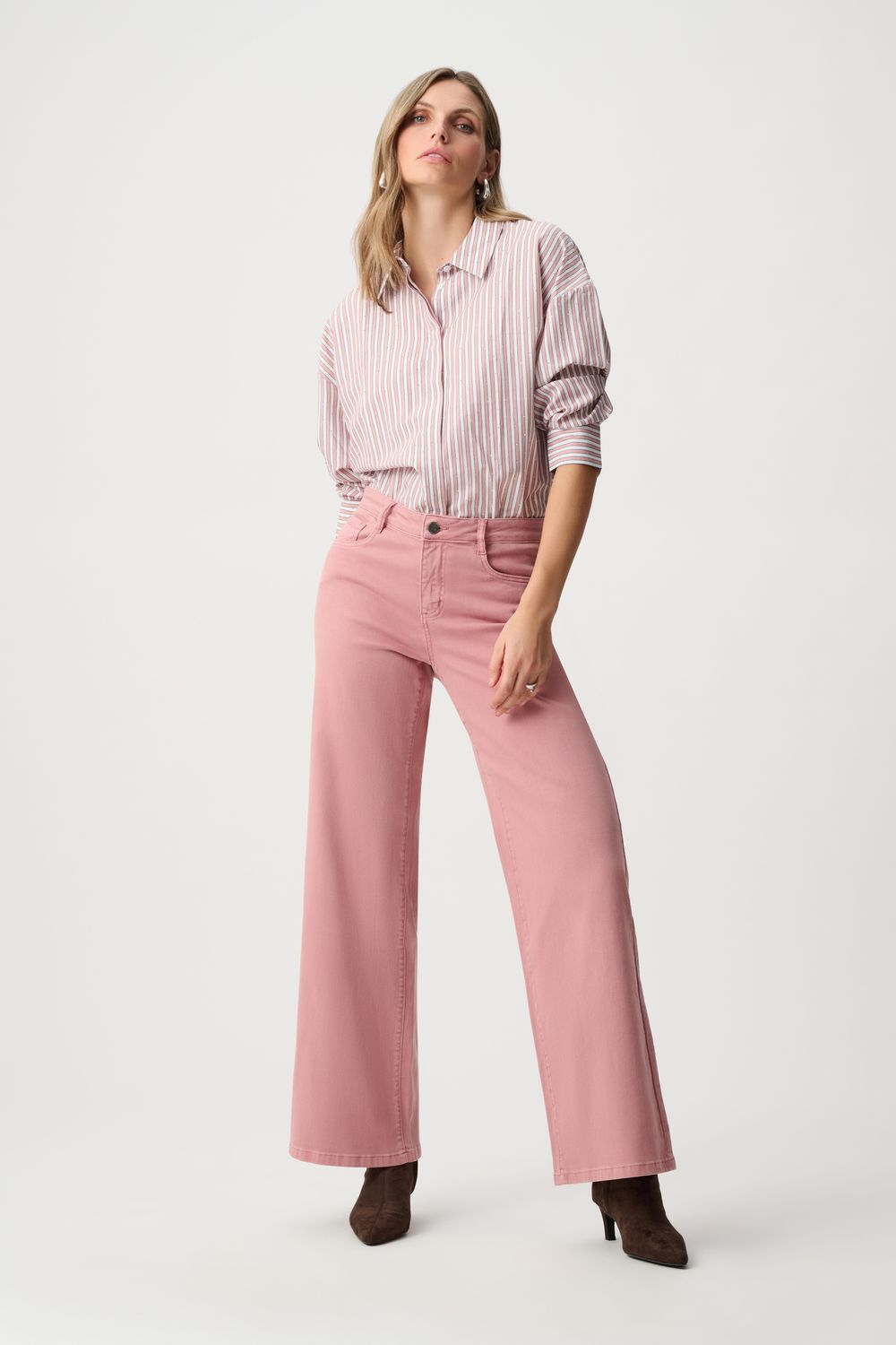 261931 Joseph Ribkoff Stripe Boxy Blouse