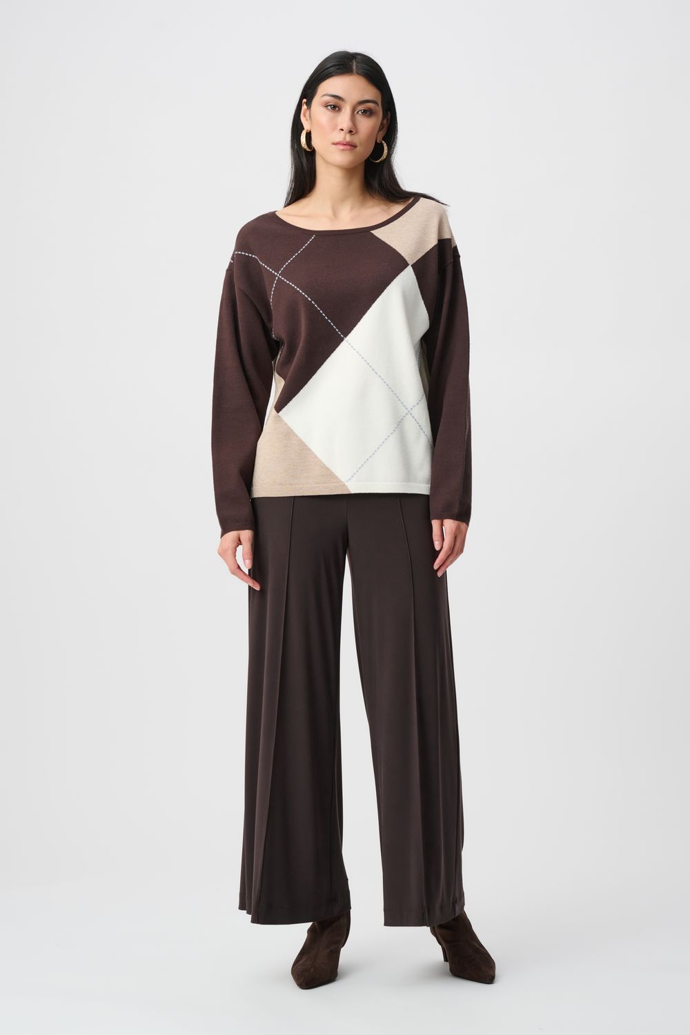 251017 Joseph Ribkoff Wide Leg Pant