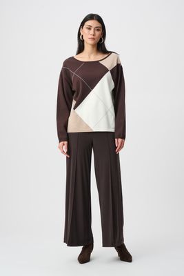 251017 Joseph Ribkoff Wide Leg Pant