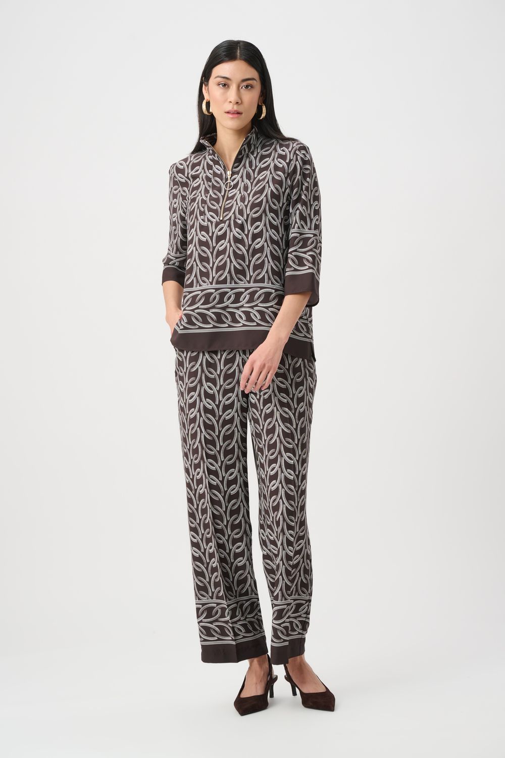 263058 Joseph Ribkoff Chain Print Pant