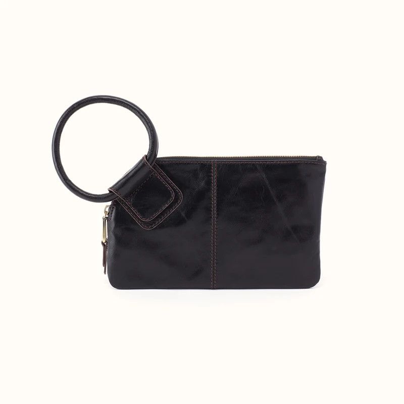 VI-35036BLK Hobo Sable Wristlet BLACK